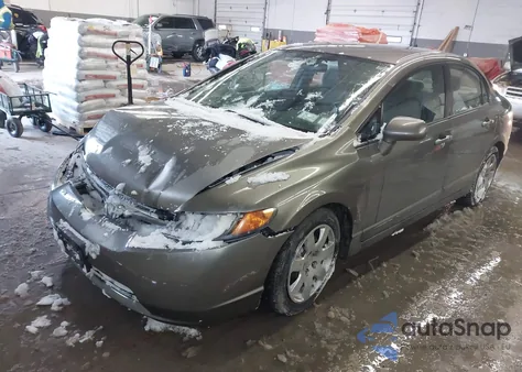 2008 Honda Civic Lx из США, поврежденный, VIN 2HGFA16548H313741